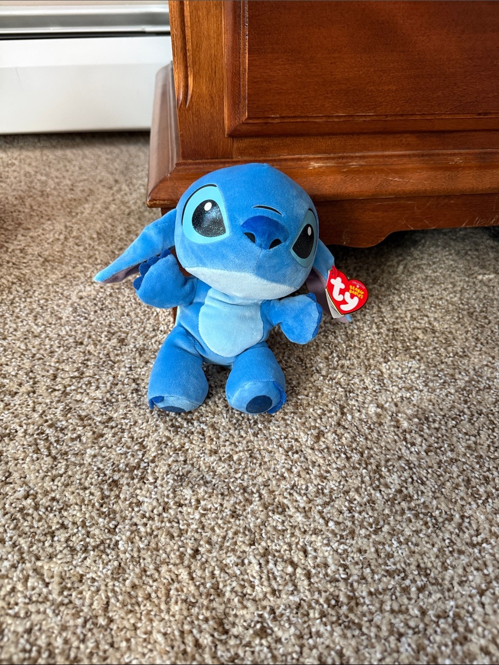 Ty Blue Stitch-Inspired Plush - Bright Blue Character